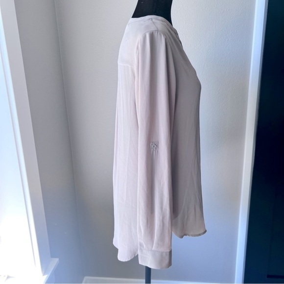 Pleione tan long sleeve flowy tunic blouse size small - Picture 4 of 8